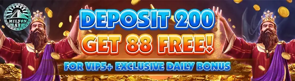 Milyon88 Deposit 200, Get 88 FREE!